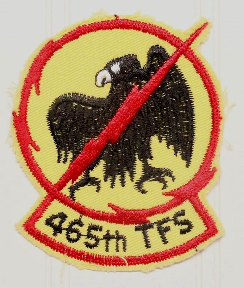 USAF Air Force Patch: 465th Tactical Fighter Squadron