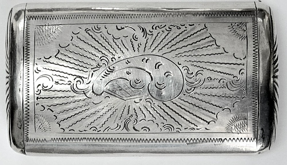 Antique Netherlands 833 Silver Snuff Box