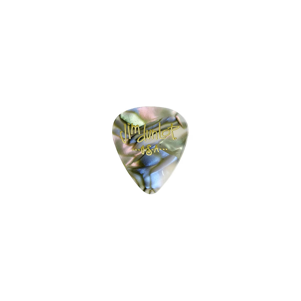 Dunlop Celluloid Classic Guitar Picks 1 Dozen Abalone Medium