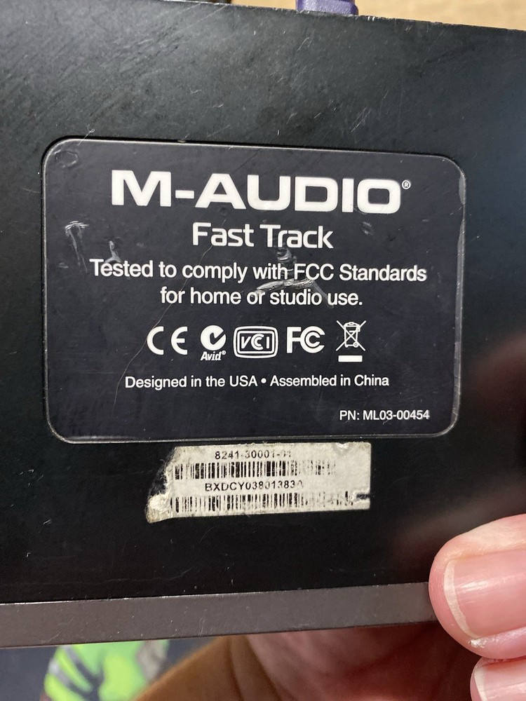 M-Audio Fast Track ML03-00454 Digital Audio Recorder