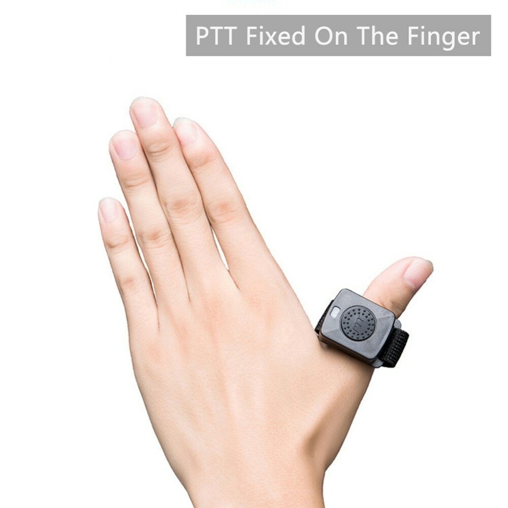 Wireless Hands-free PTT Bluetooth Earphone K1 Plug For UV-82 UV-5R Walkie talkie