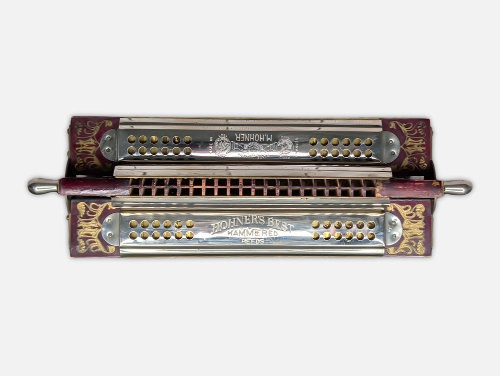 Vintage Hohner’s Best Hammered Reeds Harmonica – Made in Germany