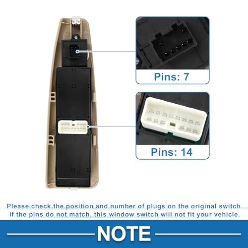 Power Window Switch Front Left Driver Side Window Control Switch for Kia