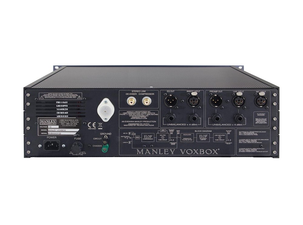 Manley Labs VOXBOX Combo Microphone Preamp ,PRE AMP