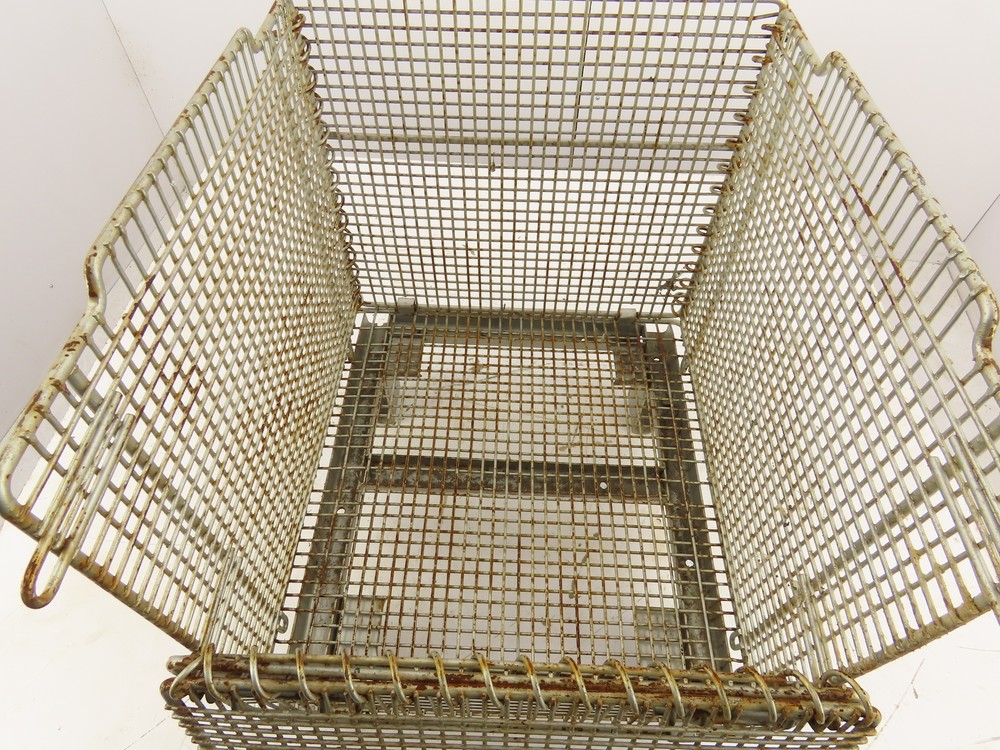 Miniature Collapsible Folding Stackable Industrial Wire Baskets 18"x20"x16"