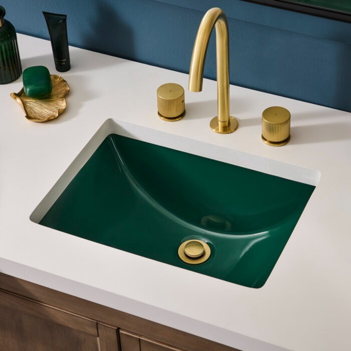 Ruvati 16"x11" Undermount Bathroom Porcelain Ceramic Sink- RVB0718EG REFRB