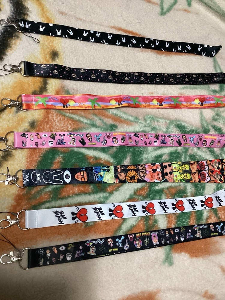Bad Bunny Lanyards 7 pcs