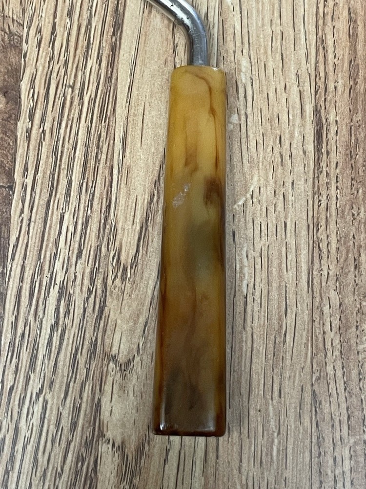 Vintage Bakelite Handle Progressus Comb/ Hairpick