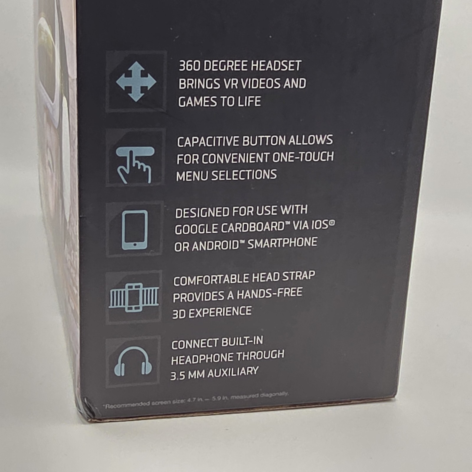 Sharper Image Virtual Reality Headset NEW Open Box