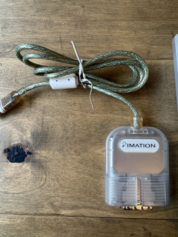 Imation SD-USB-M2 External SuperDisk USB Floppy Disk Drive Macintosh (No Power)