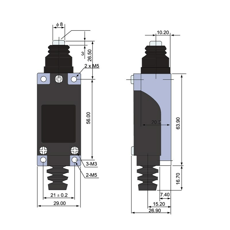 1PCS NEW CNTD TZ-8111 Micro Limit Switch