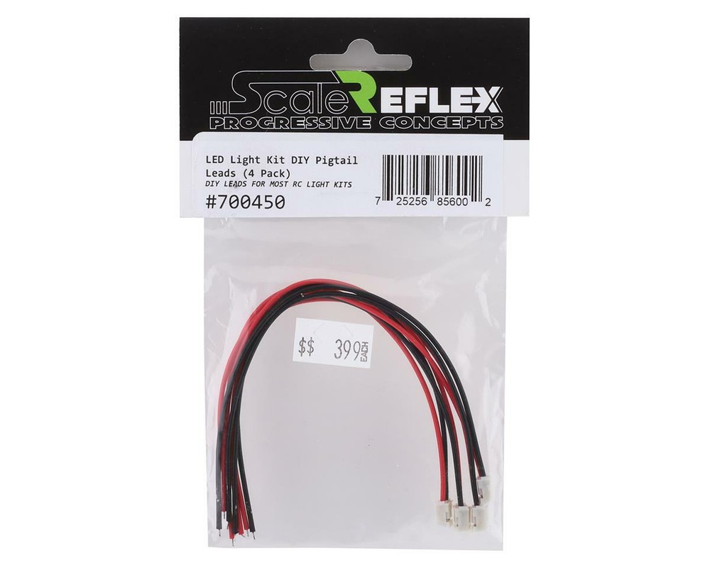 Scale Reflex LED Light Kit Pigtail Leads (4) [SRF700450]