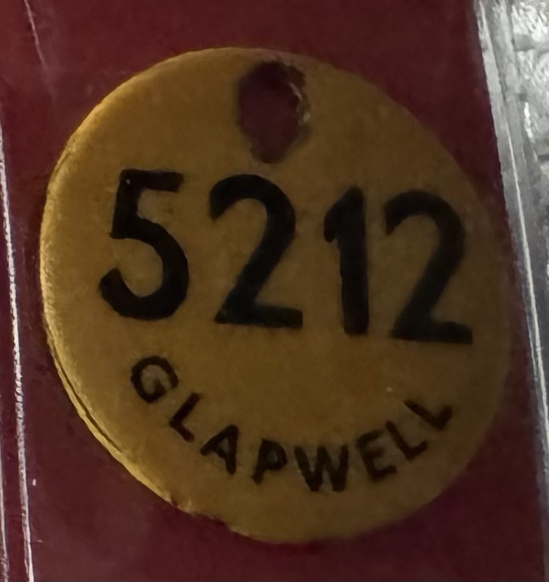 Glapwell Colliery Plastic Miners Check
