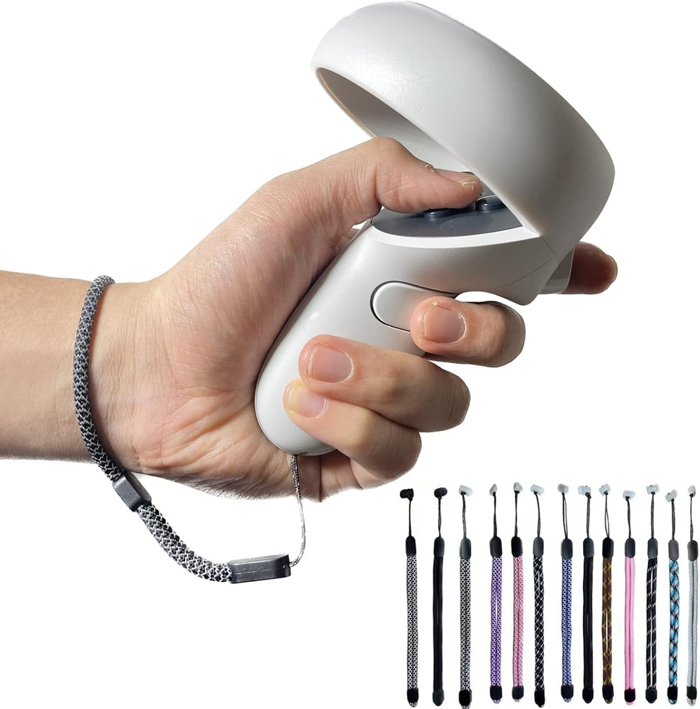 Improved Replacement Reflective Wrist Straps for Oculus Quest 2 Gen Controller,