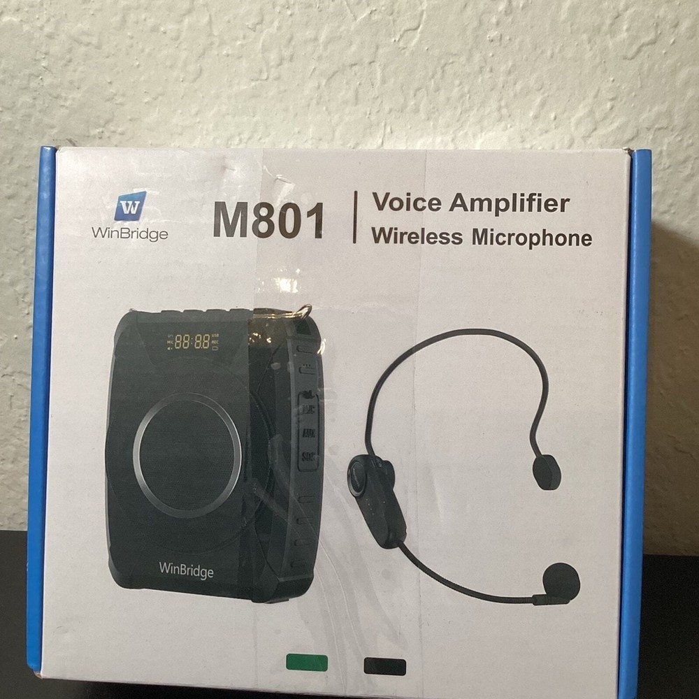 WinBridge 20W Bluetooth Voice Amplifier Wireless Microphone for Teachers