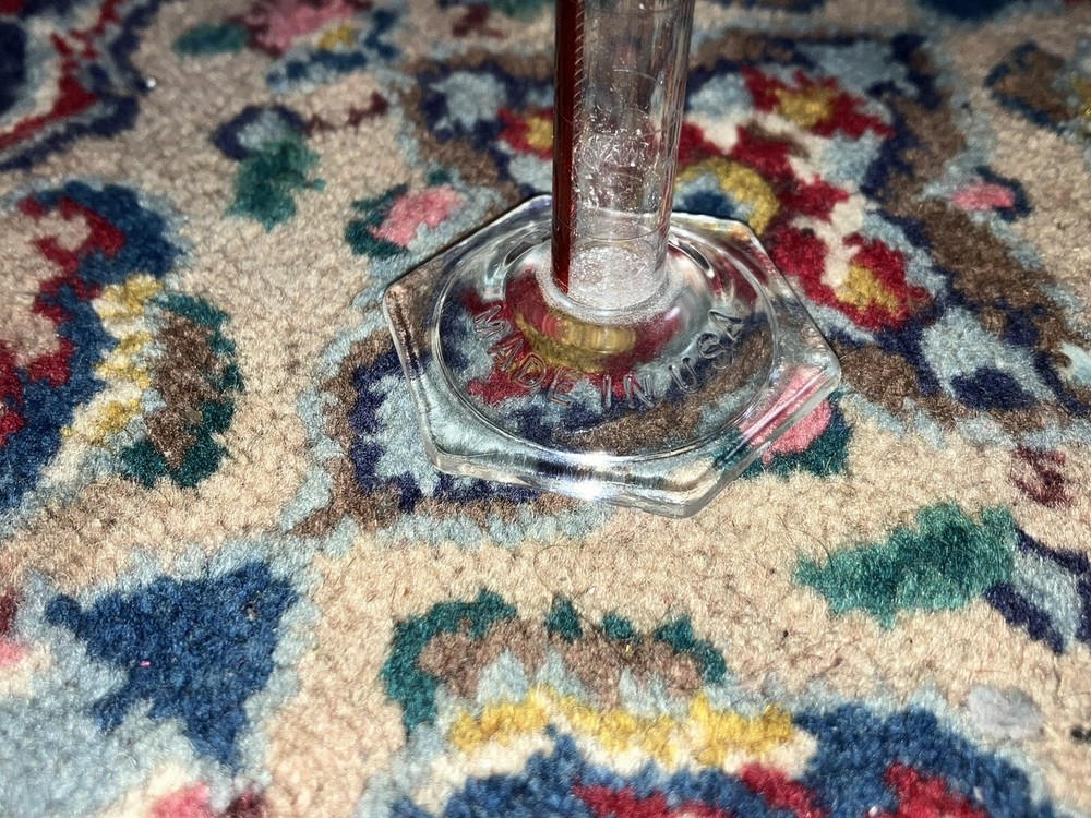 Pyrex 10 ml Graduated Cylinder Red 10ml