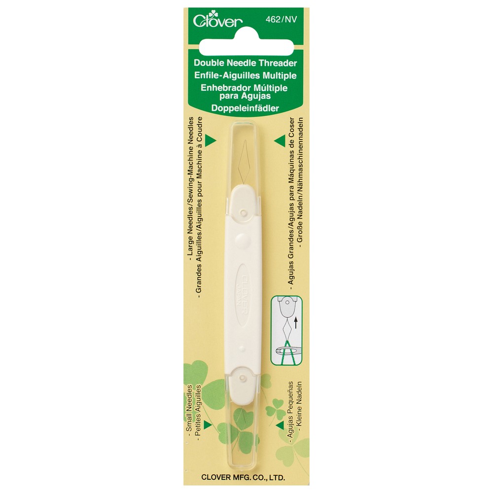 Clover Needle Threader - Double - Sewing - Needlework - Haberdashery - CL462\NV