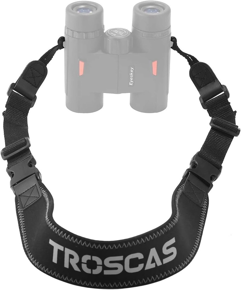 Lightweight Adjustable Neck Straps for Binoculars & Cameras - TROSCAS Quality