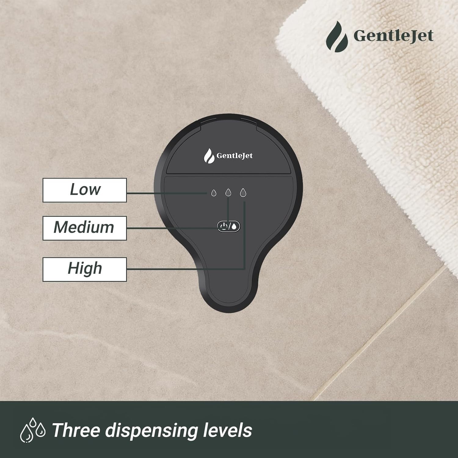 Automatic Soap Dispenser, Touchless Liquid, Stainless Steel Countertop, Bathroom