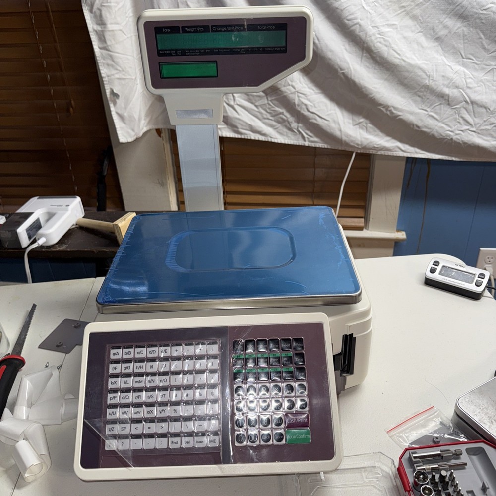 Techtongda 110v Digital Price Computing Scale With Thermal Printer