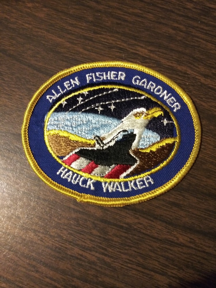 NASA STS-51-A Discovery Shuttle Program 3" x 3.5" Small Oval Patch