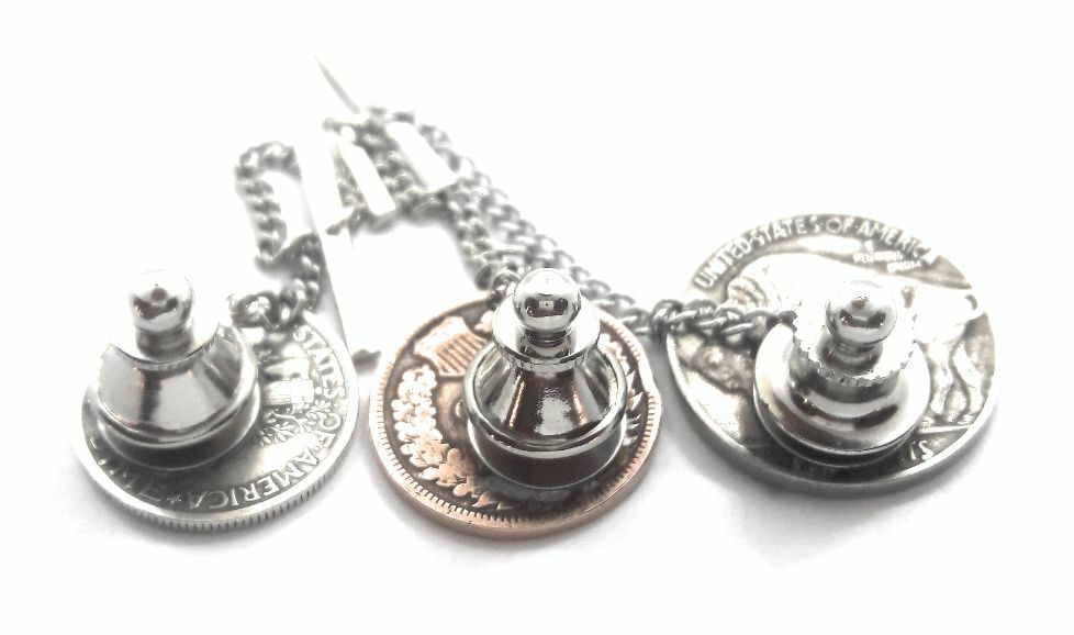 VARIETY COIN TIE TACK / LAPEL PIN