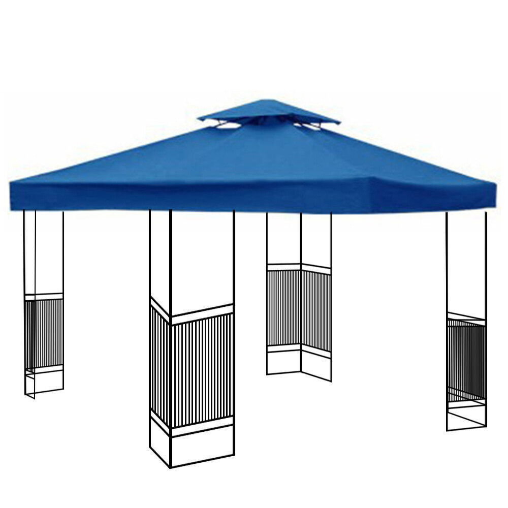 10'x10' Gazebo Canopy Top Replacement 1 2 Tier Garden Yard Patio Sunshade Cover