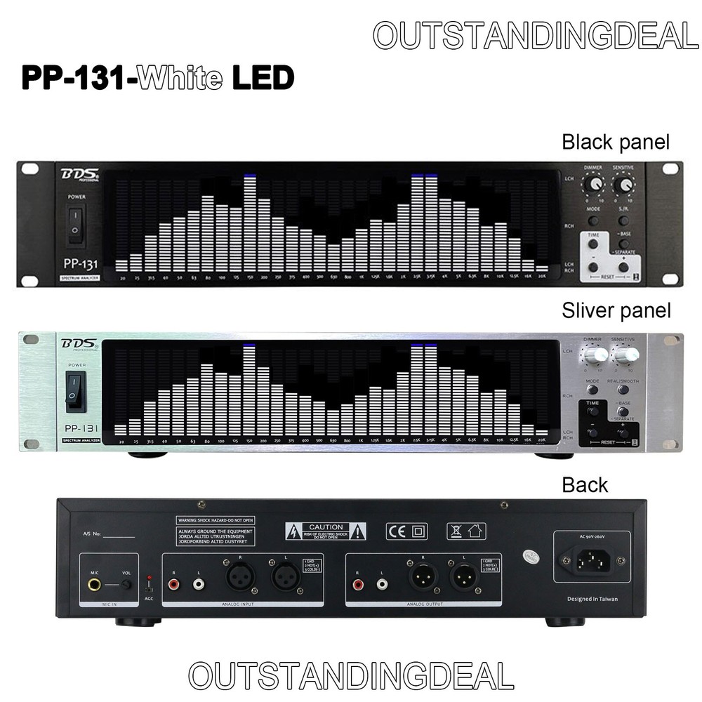 BDS PP-131 / PP-31 Digital Audio Spectrum Analyzer Display VU Meter 31-Segment #