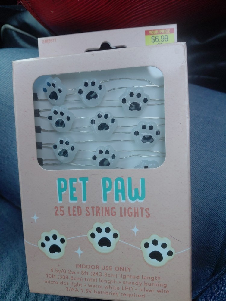 Paw LED String Lights