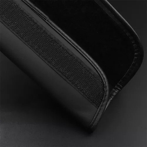 2PC Car Accessories Seat Belt Covers Shoulder Pads Leather For Mercedes Benz AMG