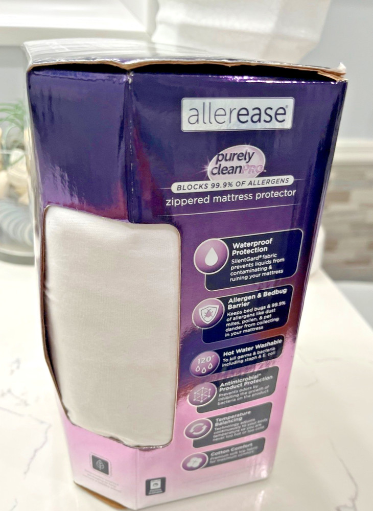 AllerEase Ultimate Mattress Protector - White (Full)