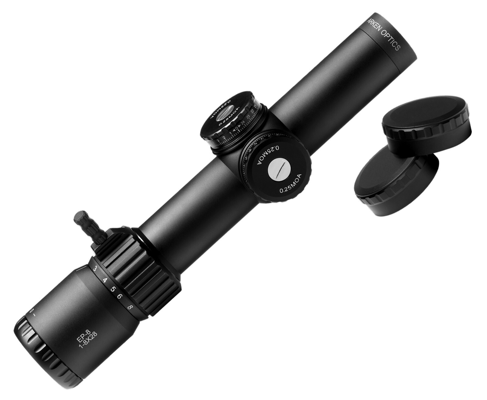 Arken Optics EP8 1-8X28 LPVO FFP MOA 34mm Tube Japanese Glass Tracking Guarantee