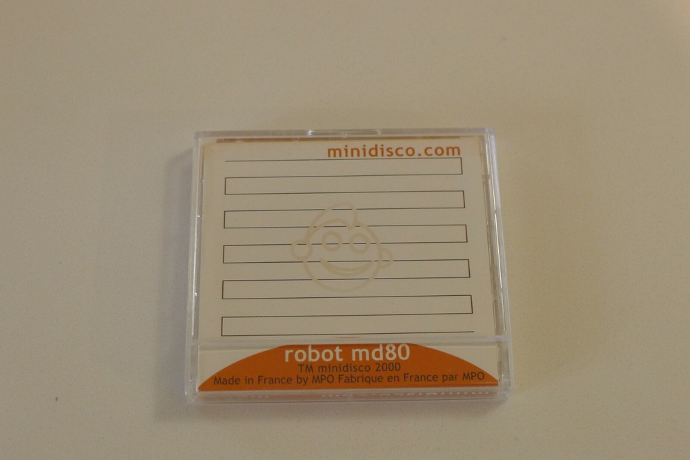 MINIDISCO ROBOT MD80 CLEAR MINIDISC