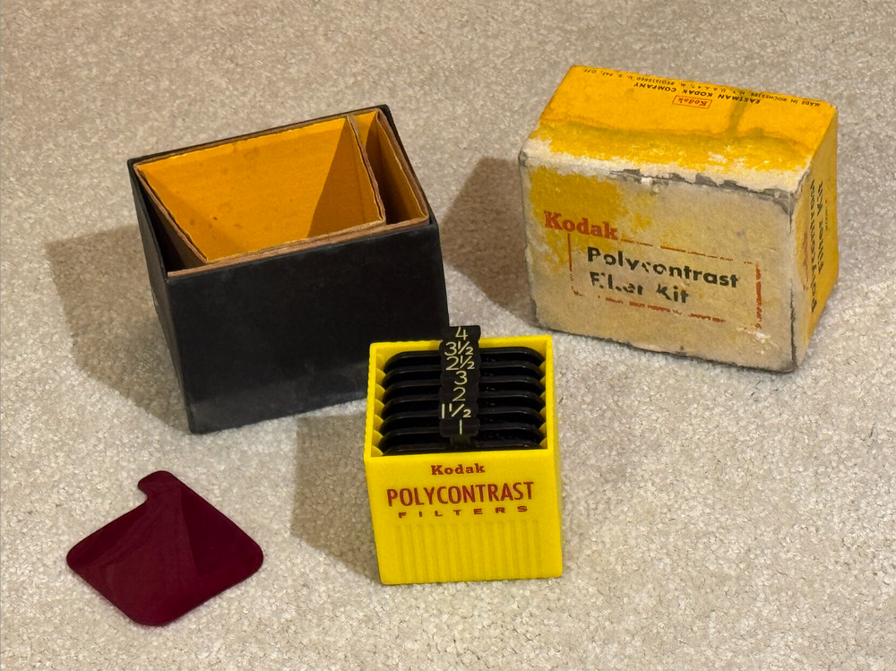 Vintage Kodak Polycontrast Filter Kit Model A