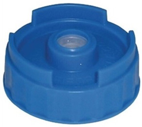 Large Blue Valve Dispensing Cap for FIFO Bottles 6-Pack