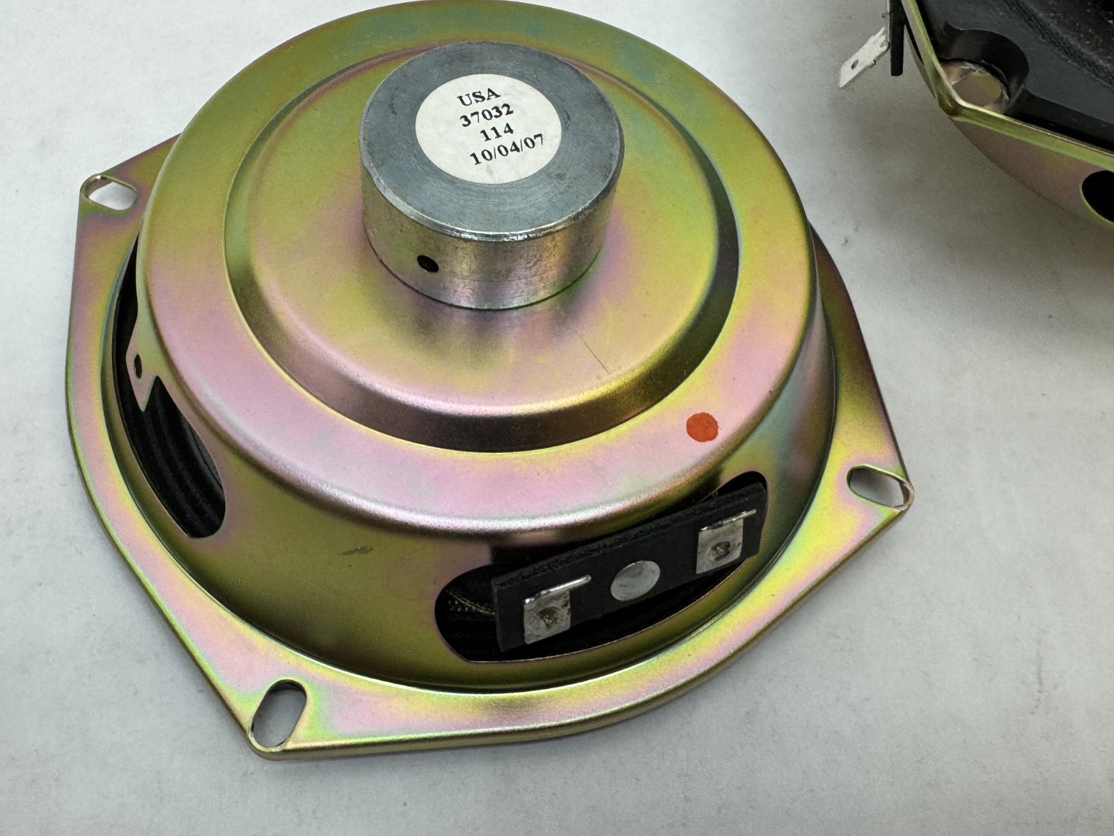 Genuine 97-13 Up Harley Davidson Touring FLH Enhanced Speakers pair with Inserts