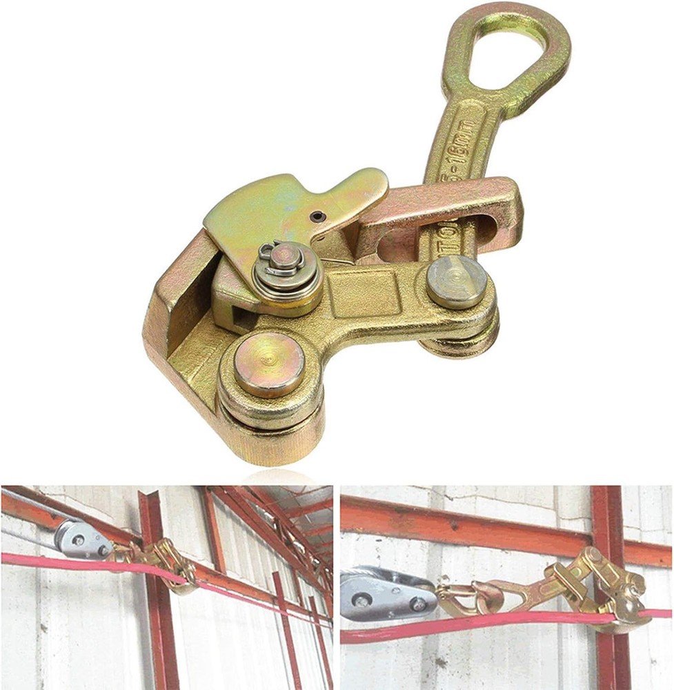 Cable Grip Wire Gripper Steel Cable Puller Tool for Wire Rope,Pulling 4408 Lbs(2