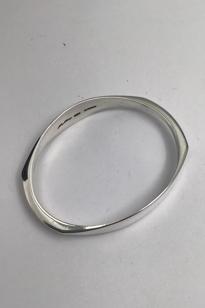 Hans Hansen Sterling Silver Modern Bangle