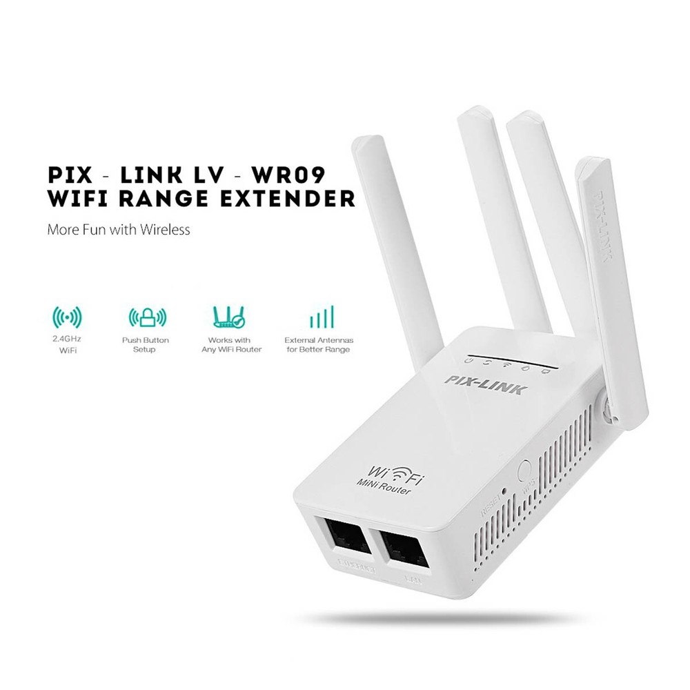 WiFi Range Extender Internet Booster Wireless Signal Repeater Wireless Amplifier