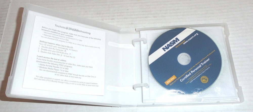 NASM Optimum Performance Training Interactive CD-ROMs 7-Disc Set for Windows PC