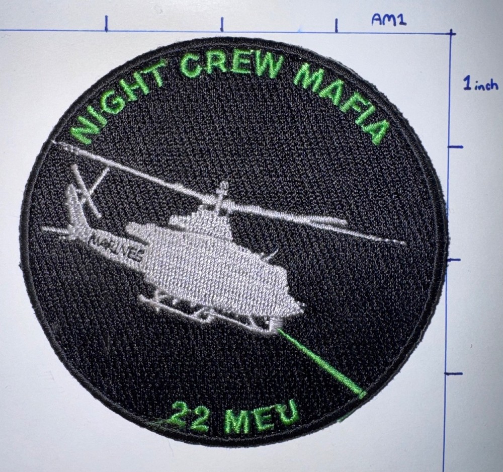 USMC 22d Marine Expeditionary Unit - Night Crew Mafia Patch