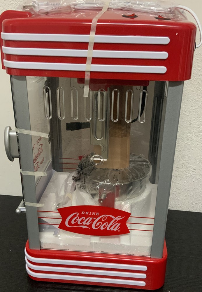 🍿 Nostalgia Popcorn Maker, 2.5 Oz Kettle COCA COLA EDITION” 🆕