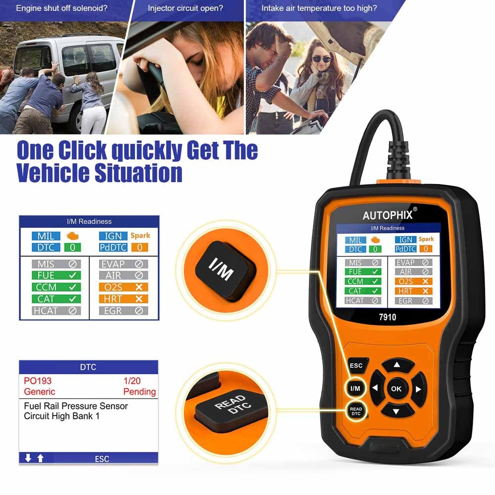 AUTOPHIX 7910 Elite Full System Diagnostic Tool For BMW OBD2 Scanner Code Reader