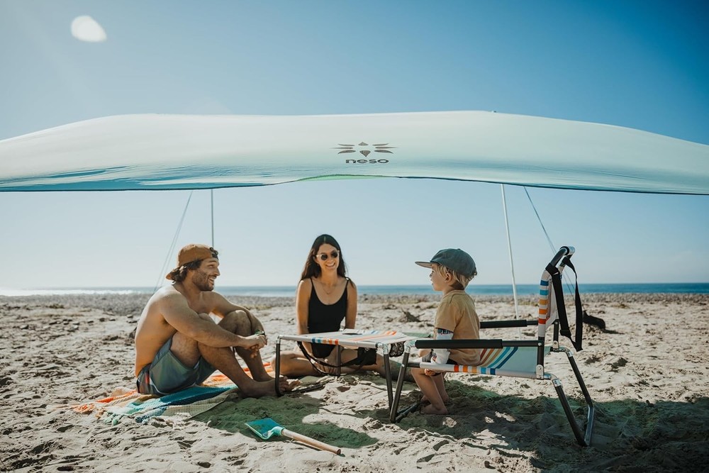 Beach Table Lightweight Portable & Foldable Table Beach Camping & Outdoor