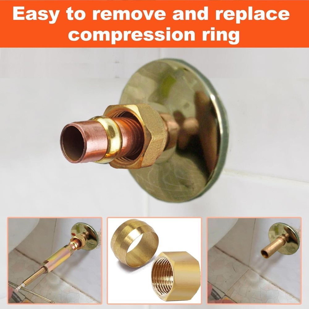 Plumbing Tools Compression Ring Removal Tool for Sleeve Puller Remover 1/2-Inc