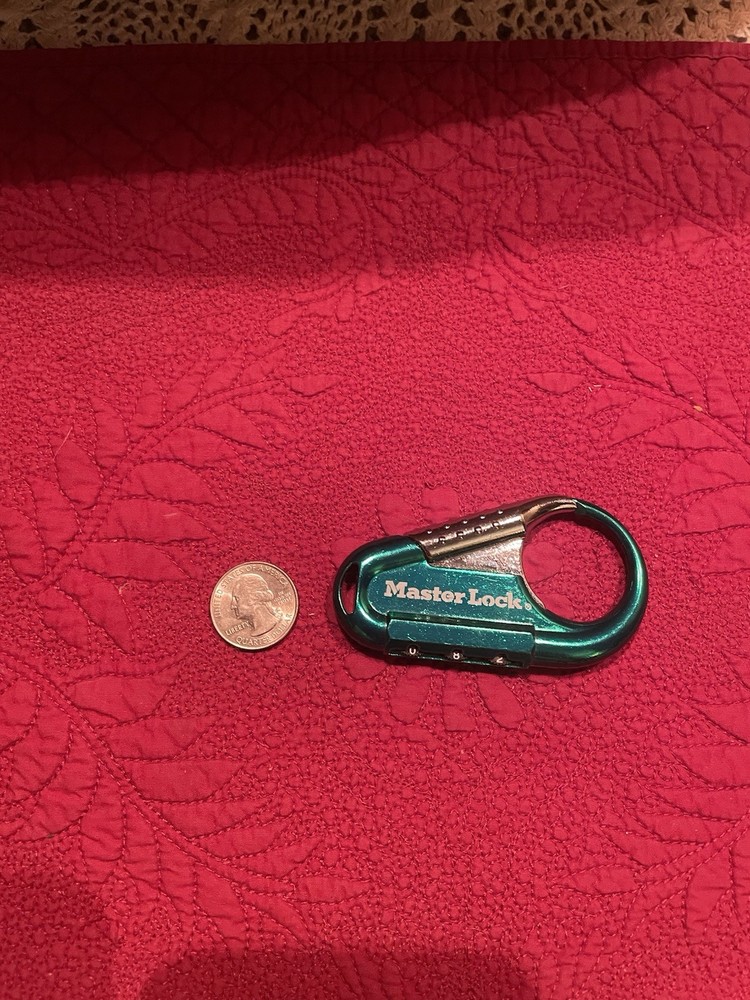 MASTERLOCK Backpack Resettable Combination Locks LUGGAGE Bundle, Green