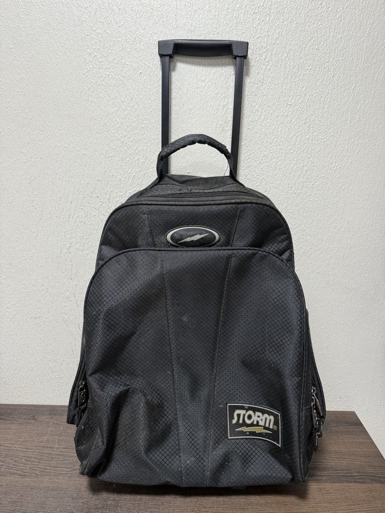 Storm Rolling Telescoping Thunder Roller Bowling Bag Black
