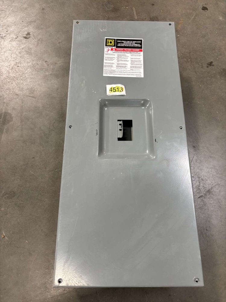 Square D Enclosed Circuit Breaker Front Cover Panel
