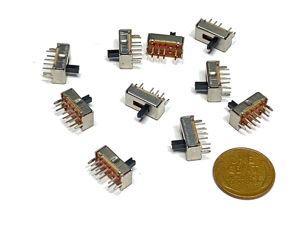 10 x SS23D07 8 PINS 3 Position 2P3T Toggle Switch Slide   E8