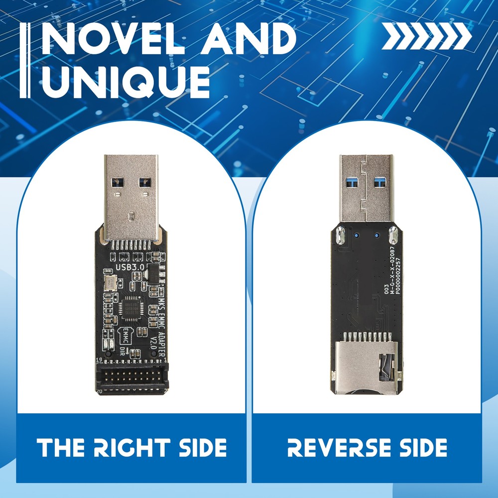 For EMMC-ADAPTER V2 USB 3.0 Card Reader for EMMC Module Micro- TF2931